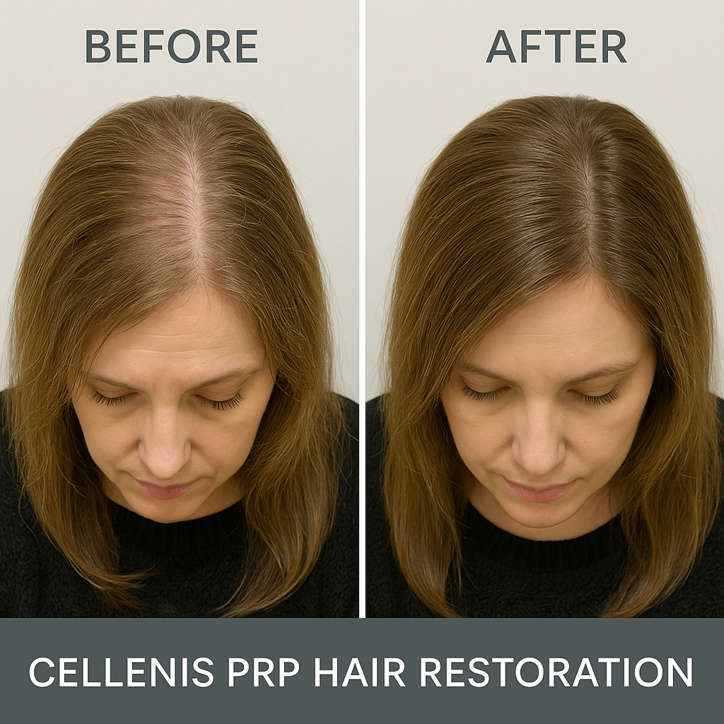 Cellenis Before & After Pic - Elle Salon & MedSpa